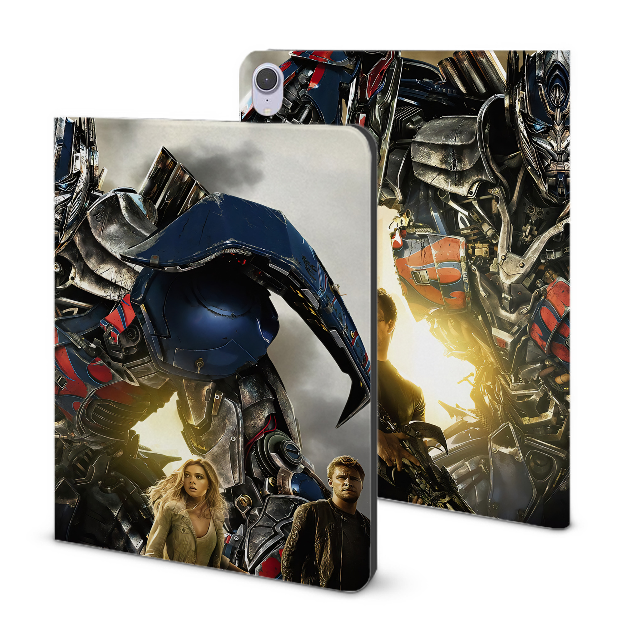 （画像用） Transformers トランスフォーマー IPad ケース ブック型 PUレザー TPU 耐衝撃 軽量 薄型 ペン収納なし 全面保護 IPad 各モデル対応